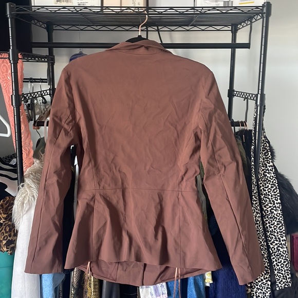 Zara Cut-Out Fitted Blazer L - Picture 6 of 10